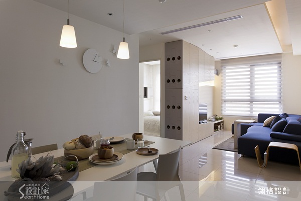 僅有22坪的小坪數新成屋，要容納一對夫妻及未來加入的