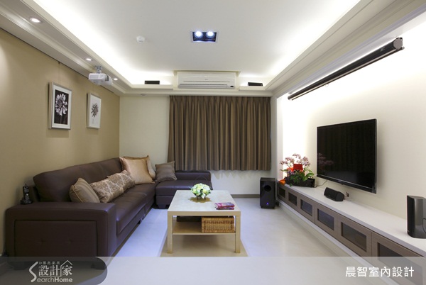 小編帶你看好宅:晨智室內設計利用線條將空間張力突顯