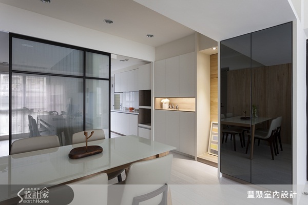 根據屋主的需求，24坪的住宅裡除了主臥和小孩房之外，