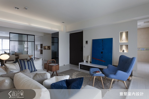 根據屋主的需求，24坪的住宅裡除了主臥和小孩房之外，