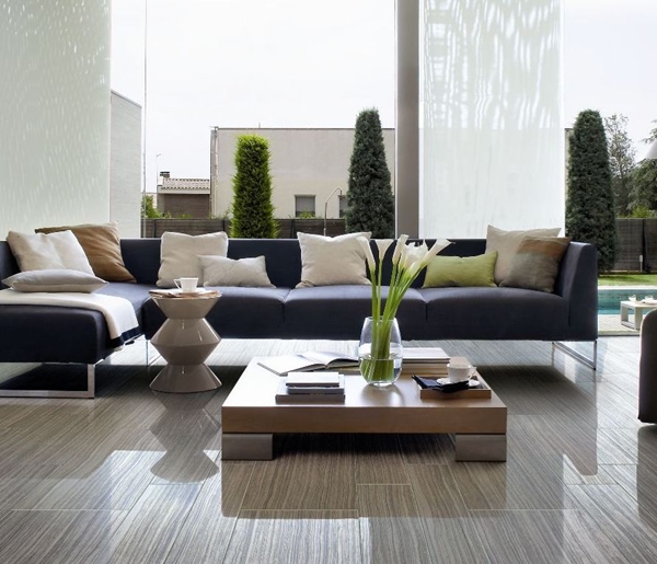 完整引進歐洲磁磚工藝，安心居以奢華為概念，特別呈現