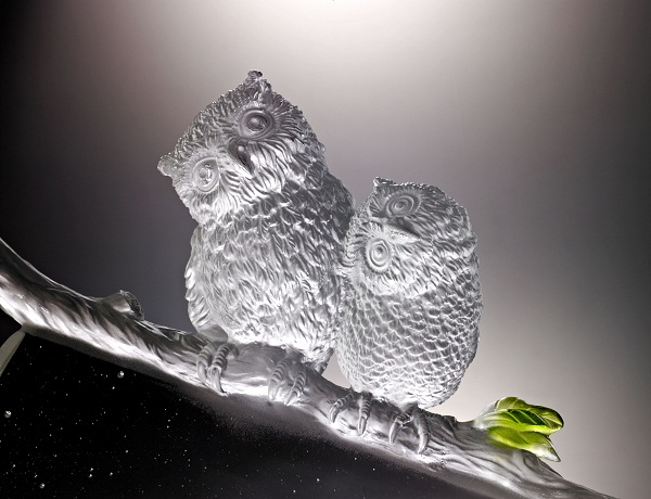 琉璃工房以台灣原生動植物為主題，由楊惠姍帶領一群平