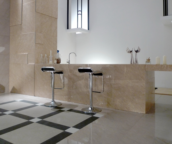 過去,想突顯豪宅的大器與奢華氣度,幾乎都得以天然石