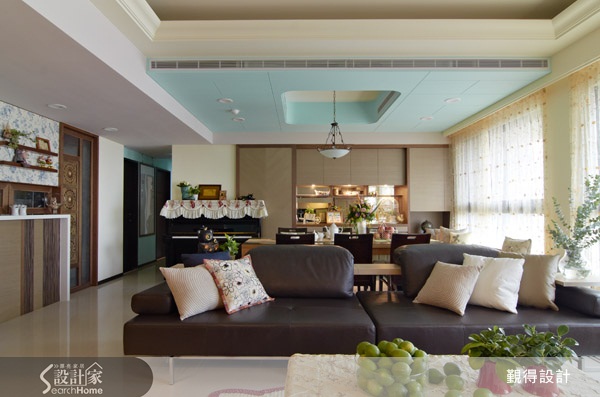 花片元素總覺得跟中式風格脫離不了關係，但其實不然，