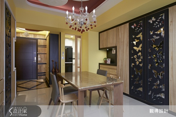 花片元素總覺得跟中式風格脫離不了關係，但其實不然，