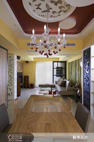 花片元素總覺得跟中式風格脫離不了關係，但其實不然，