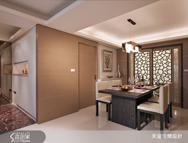 餐廳是維繫一家人情感的重要空間環境，因此在規劃上，