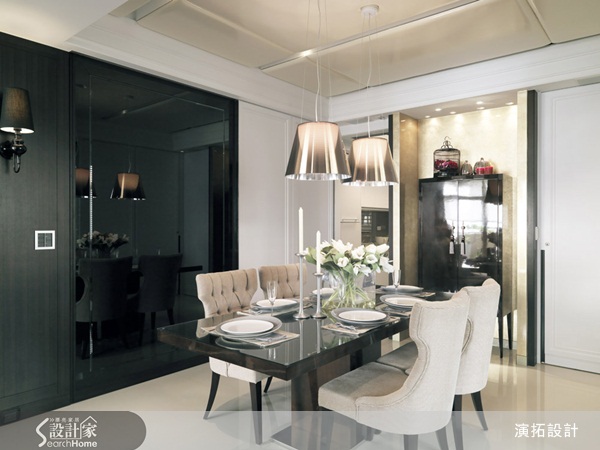 演拓設計保留原先格局,在材質運用上費心,同時也廣泛