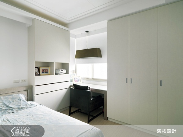 演拓設計保留原先格局,在材質運用上費心,同時也廣泛