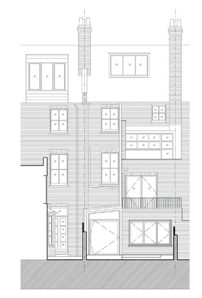 源自於維多利亞時期的兩層樓透天老宅，原本為擁有4間