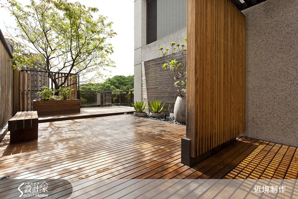 寸土寸金的台北市,把錢花在室外空間是似乎是件奢華的