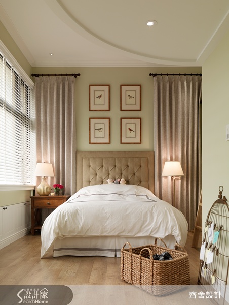 美式居家空間因為融合了鄉村風格的休閒與古典風格的莊