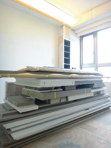 居家空間中，櫃子佔了很大的比例，除了以木作方式製作