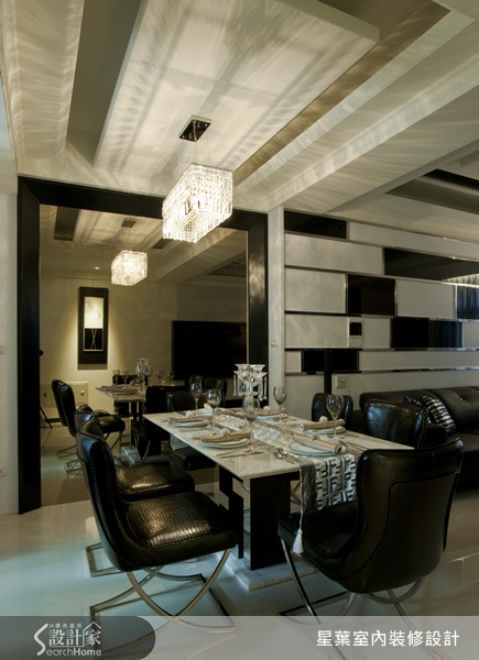 喜歡現代風格的人,一定不會錯過黑、白兩色的運用,以