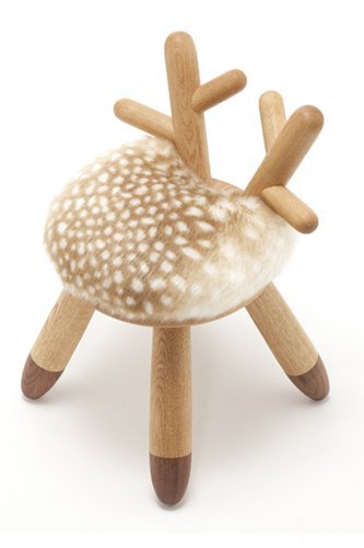 你家裡怎麼有斑比?還可以坐?讓小編看到很驚呼的小路