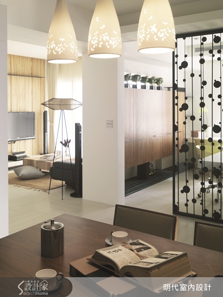 位於中壢的新成屋,在預售時期就已規劃,明代室內設計