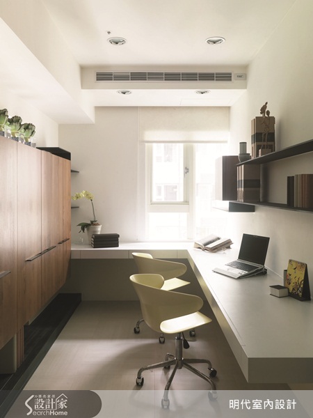 位於中壢的新成屋,在預售時期就已規劃,明代室內設計