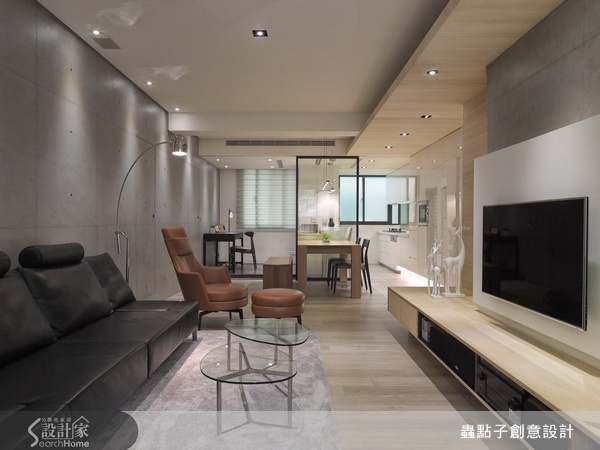 蟲點子創意設計主持設計師鄭明輝,運用獨到的線條紋理