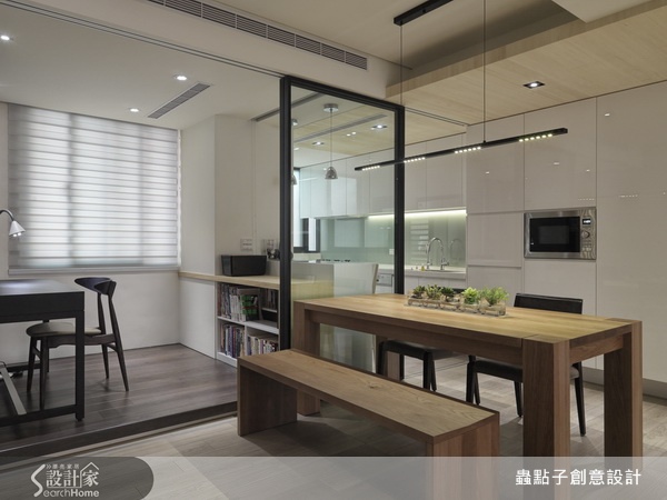 蟲點子創意設計主持設計師鄭明輝，運用獨到的線條紋理