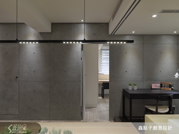 蟲點子創意設計主持設計師鄭明輝,運用獨到的線條紋理