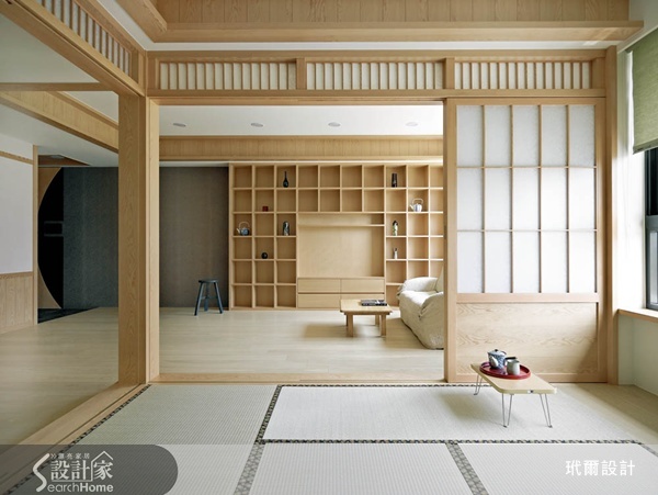 單純的空間機能，素雅清新的和風美感，屋主追求的是正