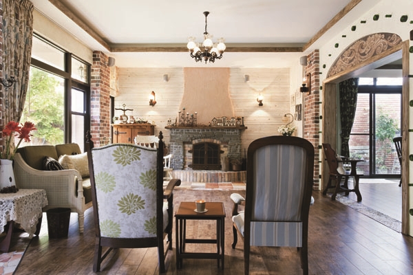 田園鄉村風格中因國家、地理環境不同,因此會產生出粗