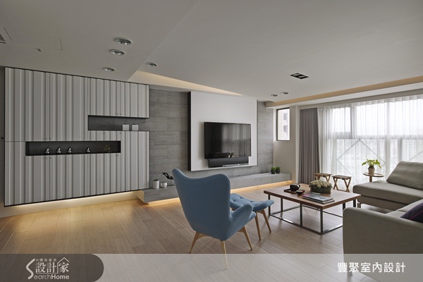 開放式空間概念打開了居家空間的視野，帶來更充足的光