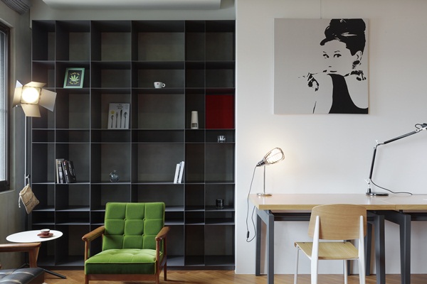 想要一早醒來就能聞到濃濃咖啡香,有小吧台可以料理美