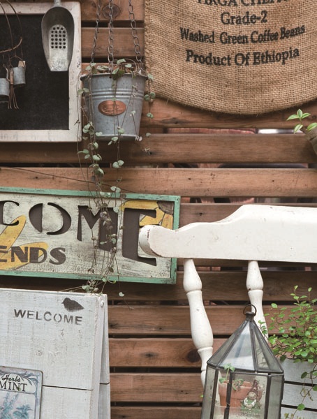 許多人喜歡鄉村風格，也喜歡蒐集雜貨，讓空間更有人文