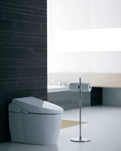 新式頂級智慧型全自動馬桶極簡的外型設計，與舒適機能