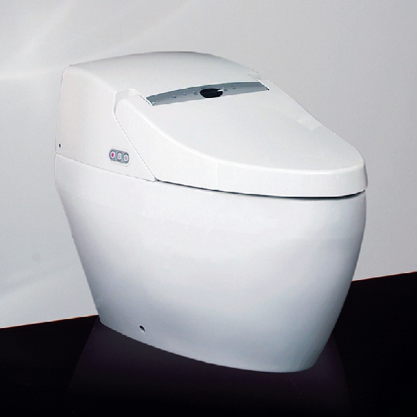 新式頂級智慧型全自動馬桶極簡的外型設計，與舒適機能