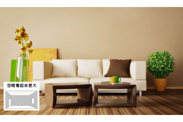 「色彩 vs 空間」的對應效果，哪些顏色會讓空間挑高 (