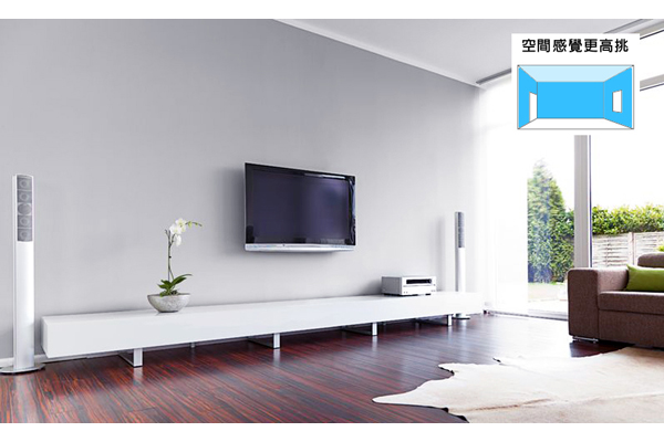 「色彩 vs 空間」的對應效果，哪些顏色會讓空間挑高 (