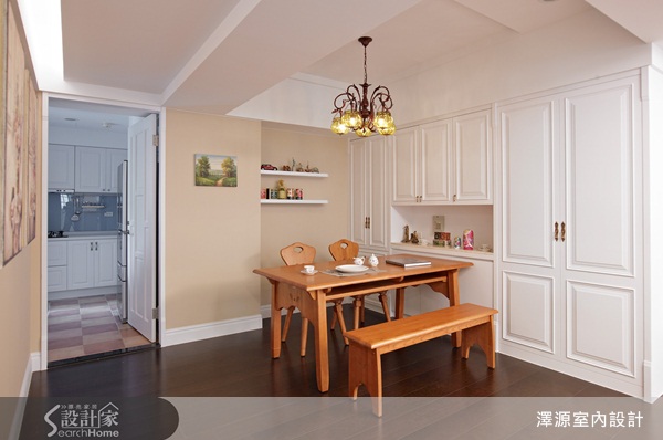 喜歡鄉村風格嗎？除了家具選用要豐富外，其實空間的顏