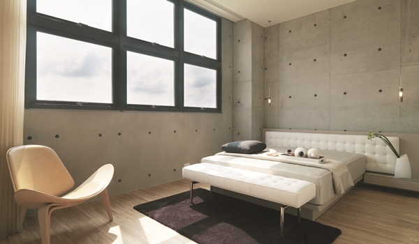 所謂的「清水」是指混凝土灌漿澆置完成將模板拆卸後,