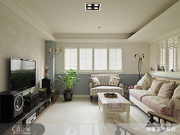 線板、百葉窗是鄉村風不能缺少的兩大重點元素,直覺想