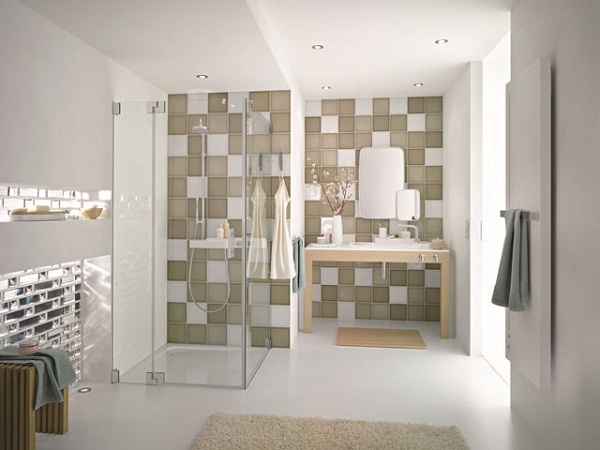 玻璃磚在空間運用中，呈現質感與透明感，讓許多設計者