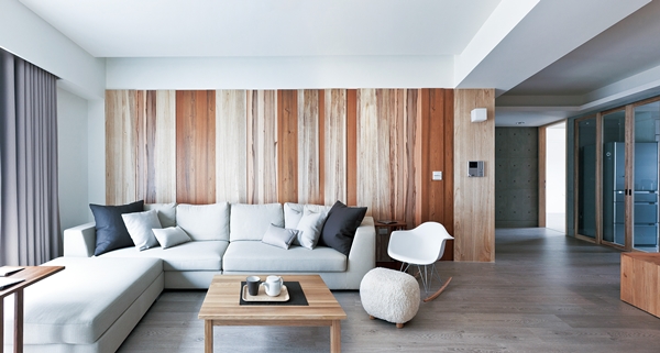 北歐居家設計多半簡潔俐落，天花板多採用裸露或是平頂