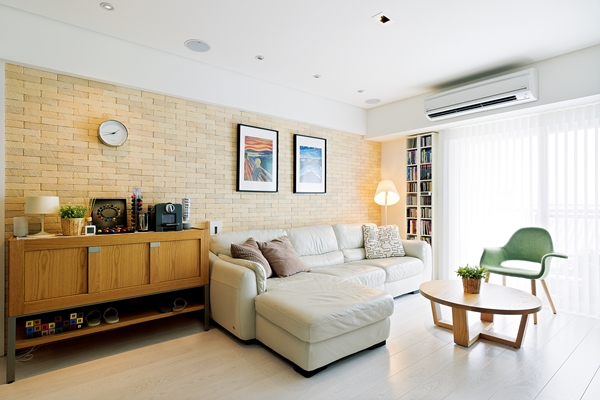 北歐居家設計多半簡潔俐落，天花板多採用裸露或是平頂