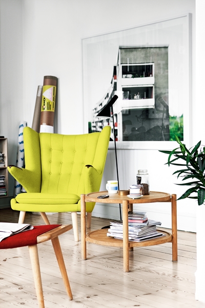 北歐居家設計多半簡潔俐落，天花板多採用裸露或是平頂