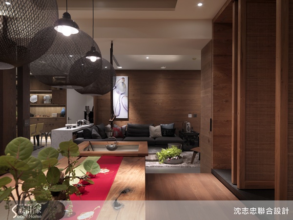 50坪的寬敞居家空間,除了是消磨生活光景的日常場所,