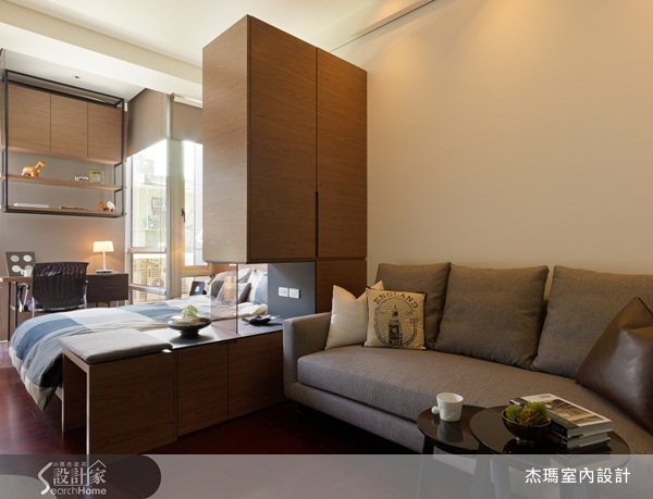 因為坪數小,所以在格局配置和動線規劃上都必須要考慮