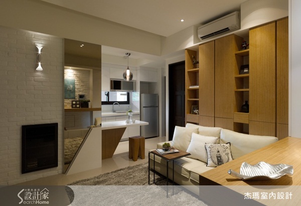 因為坪數小,所以在格局配置和動線規劃上都必須要考慮