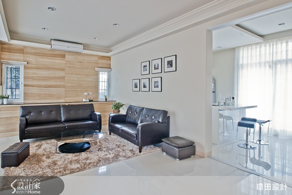 想要現代風居家,也希望有點美式古典的美感,這樣的混