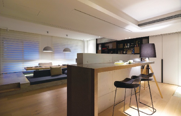 隨著生活型態的轉變，早期以客廳為重心的「制式」空間