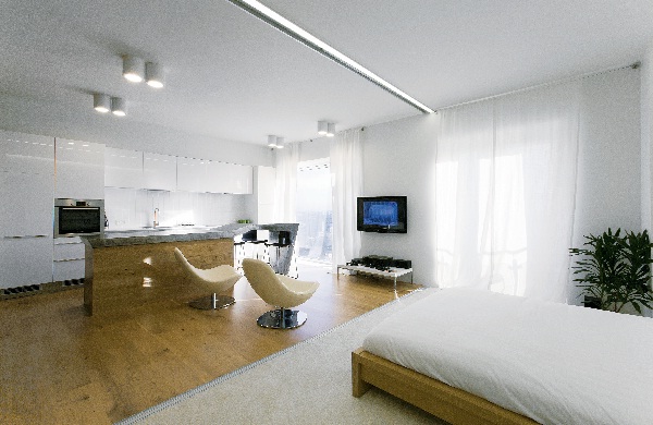 這間位於莫斯科17坪小住宅,男主人就是za bor archite