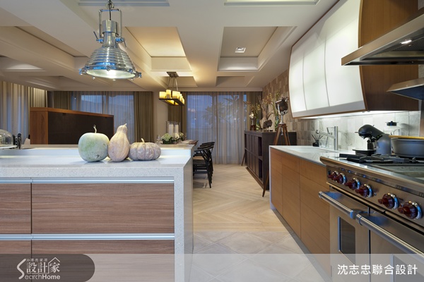 開放式設計為居家空間帶來寬闊大器感,無隔間、無門的