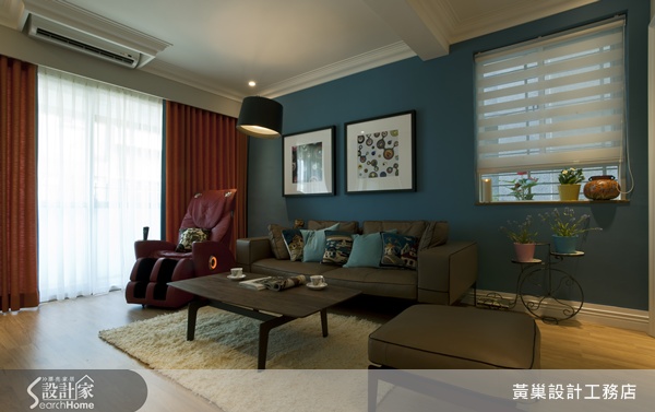 色彩在居家空間中具有畫龍點睛的效果,除了扮演活化空