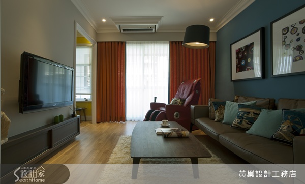 色彩在居家空間中具有畫龍點睛的效果,除了扮演活化空