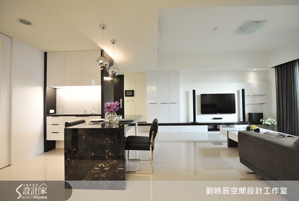 一對喜愛極簡現代風格的年輕夫妻,希望空間簡單俐落不